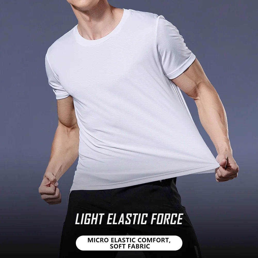Men's Quick Dry Short Sleeve Gym T-Shirt | Moisture-Wicking Training Top