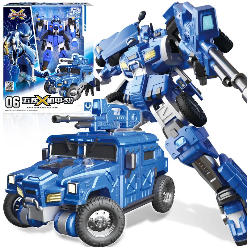 Mini Force Super Dinosaur Power Robot Toy – Transformation Action Figure Car & Airplane Deformation Toy