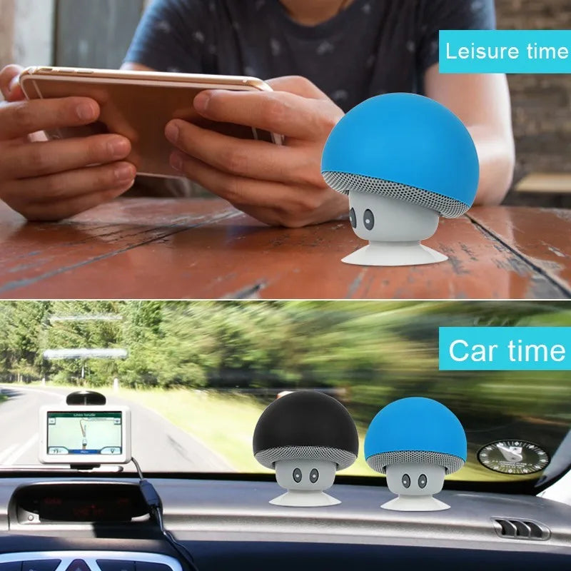 High-Quality Wireless Bluetooth Speaker – Portable Subwoofer with Suction Cup for Outdoor Use