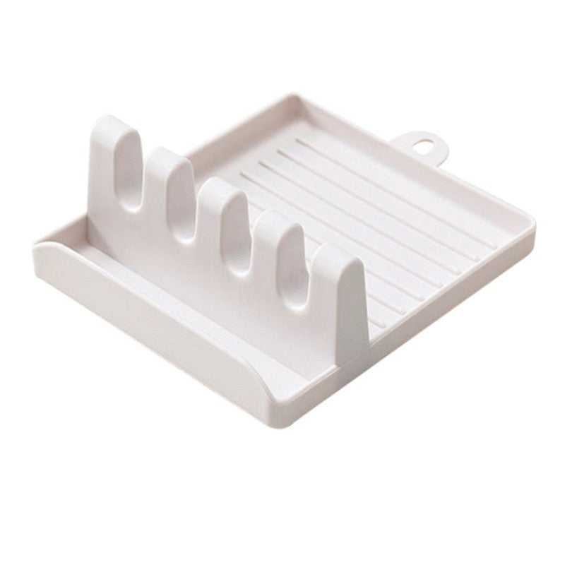 Kitchen Spoon Holder & Spatula Rack Organizer | Non-Slip Chopsticks Holder for Neat & Tidy Cooking Space