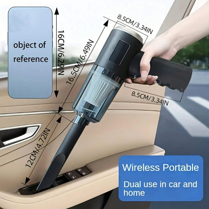 3-in-1 Vacuum Cleaner – USB Rechargeable Suction & Blowing Mini Vacuum for Car & Home
