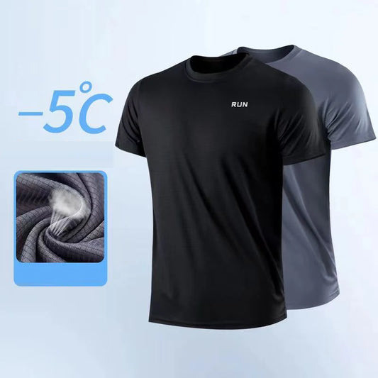 Men's Quick Dry Short Sleeve Gym T-Shirt | Moisture-Wicking Training Top