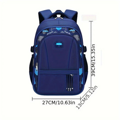 Children’s School Backpack – Lightweight Large Capacity Shoulder Bag for Boys (Grades 1–6, Ages 6–12)