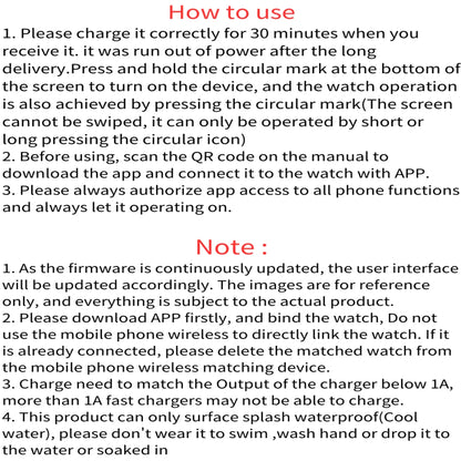 Smart Watch 2025 – Bluetooth Sports Fitness Tracker with Music Control, Sleep & Step Monitor for Men & Women