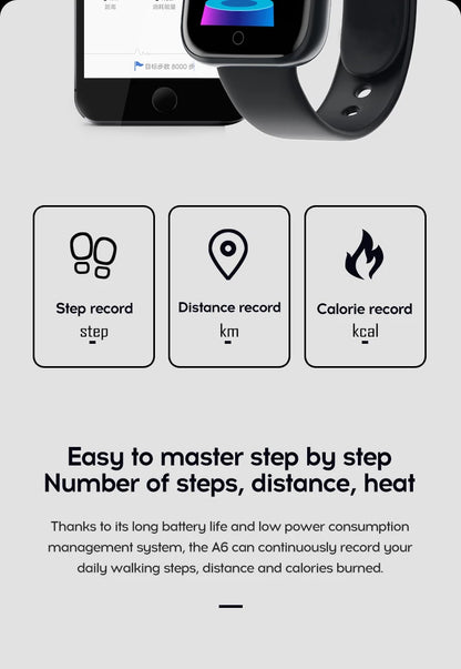 Smart Watch 2025 – Bluetooth Sports Fitness Tracker with Music Control, Sleep & Step Monitor for Men & Women