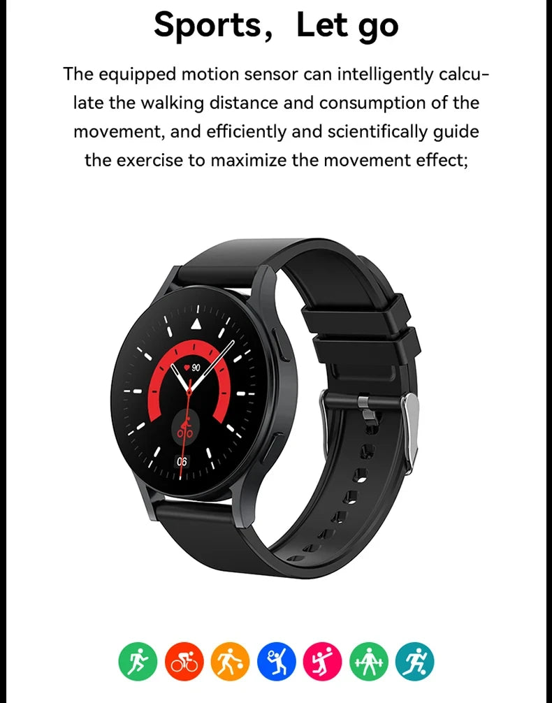 Smart Watch 6 – Bluetooth Call, Sports & Health Monitoring Smartwatch for Men & Women, Android & iOS