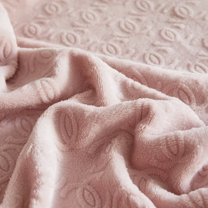 Warm Milk Velvet Bed Sheet | Thick Comfort Mattress Cover | Single, Queen & King | Elastic Band Fitted Protector