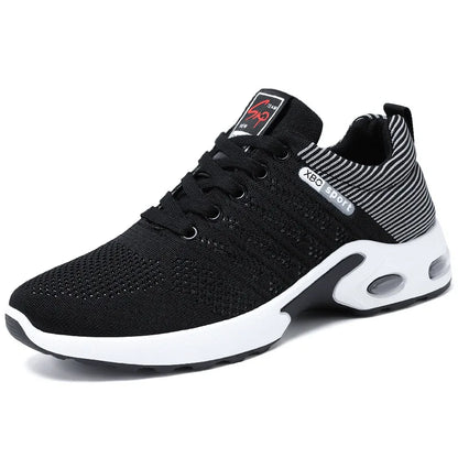 Men’s 2025 Trend Breathable Lace-Up Running Shoes – Lightweight Casual Sports Shoes