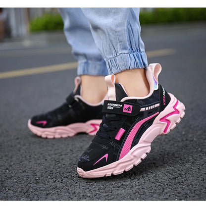 Kids Girls Running Shoes – Breathable, Non-Slip Sneakers for School, Sports & Outdoor Activities