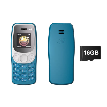 4G LTE Mini Mobile Phone – Dual SIM, Auto Redial, Call Recorder, Music Player, Blacklist Function