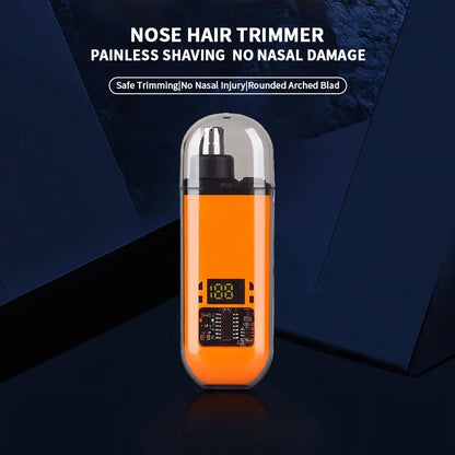 Electric Ear & Nose Hair Trimmer – Portable Painless Groomer for Men