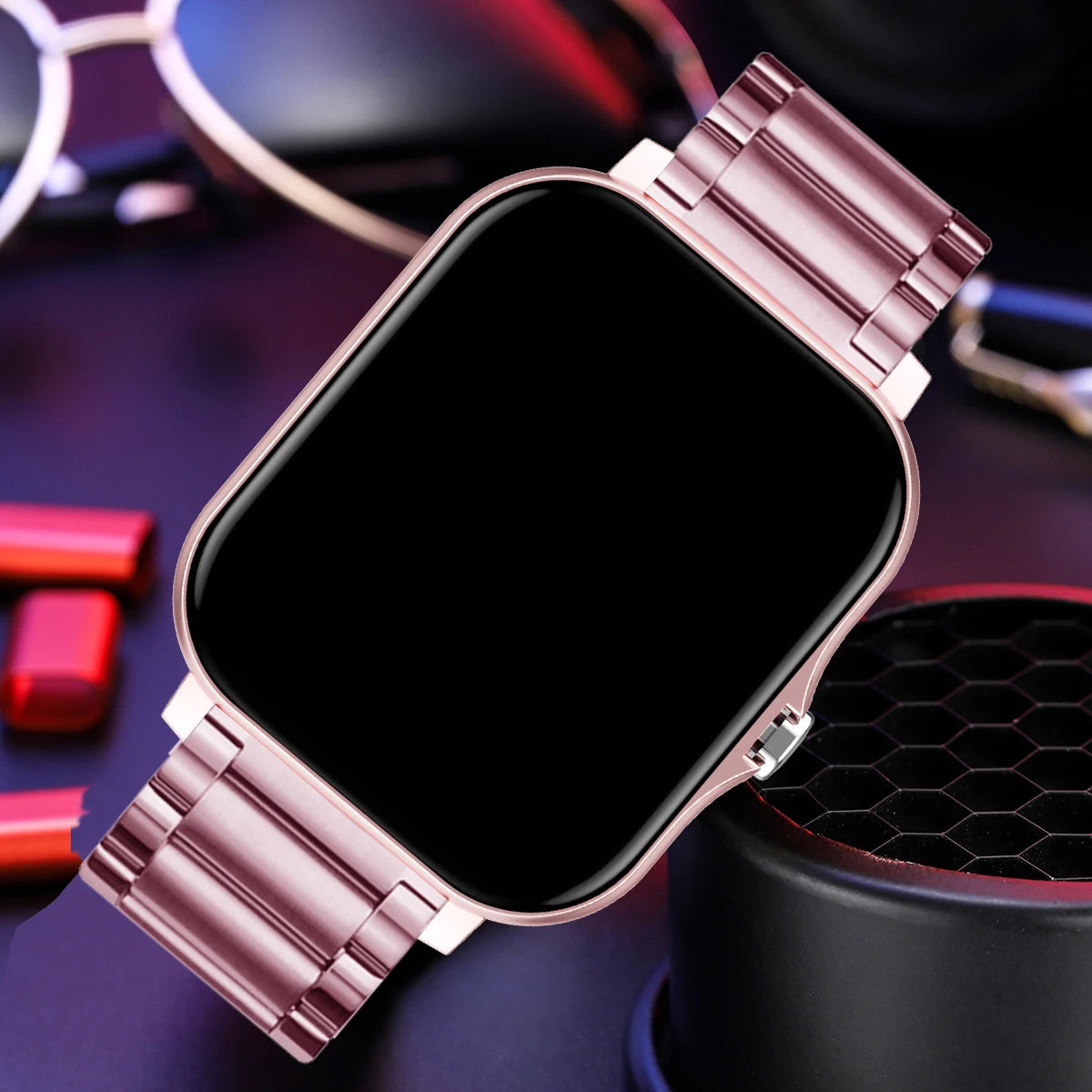 Waterproof Smart Watch – Bluetooth Call, Message Alerts & Fitness Tracker for Android & iPhone