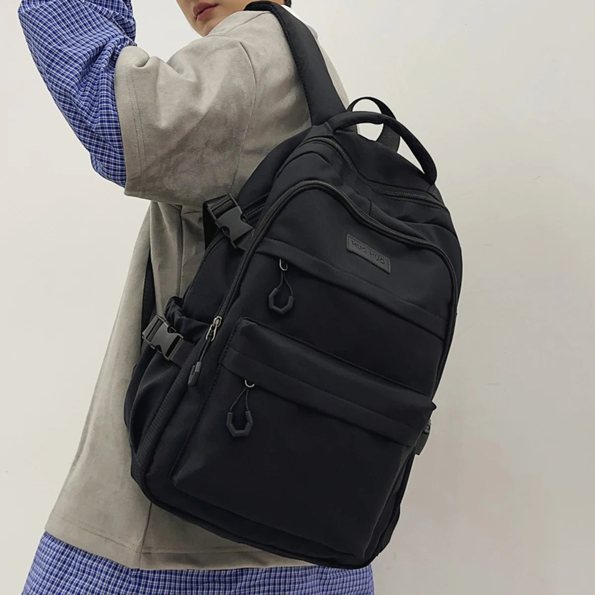 Unisex Japanese Style Schoolbag – Large-Capacity High School & Junior Student Backpack
