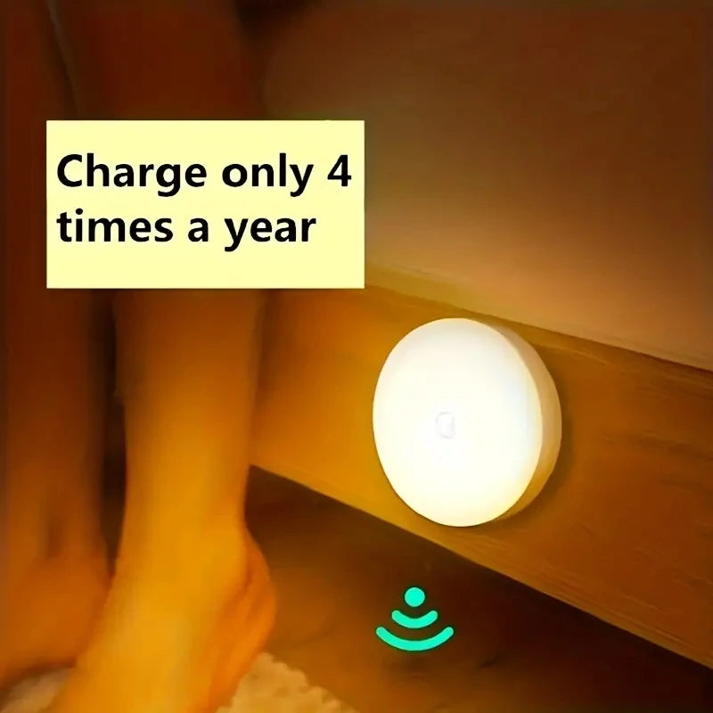 Motion-Activated Night Light – Wireless LED Lamp for Home & Hallways