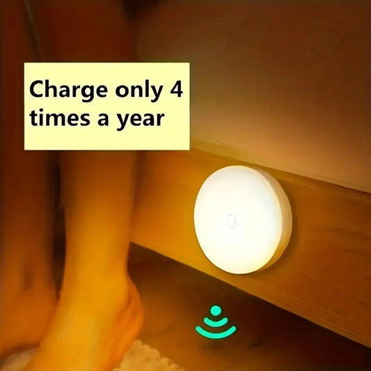 Motion-Activated Night Light – Wireless LED Lamp for Home & Hallways
