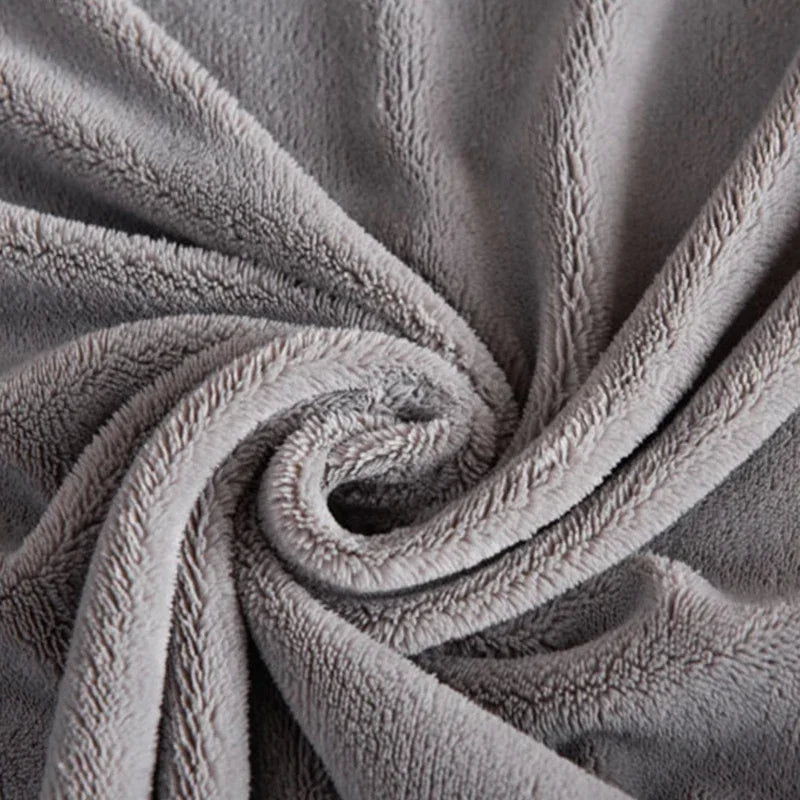 Winter Warm Solid Flannel Fitted Sheet | Elastic Band Mattress Protector | King Size 180x200cm | Milk Velvet Bed Sheet