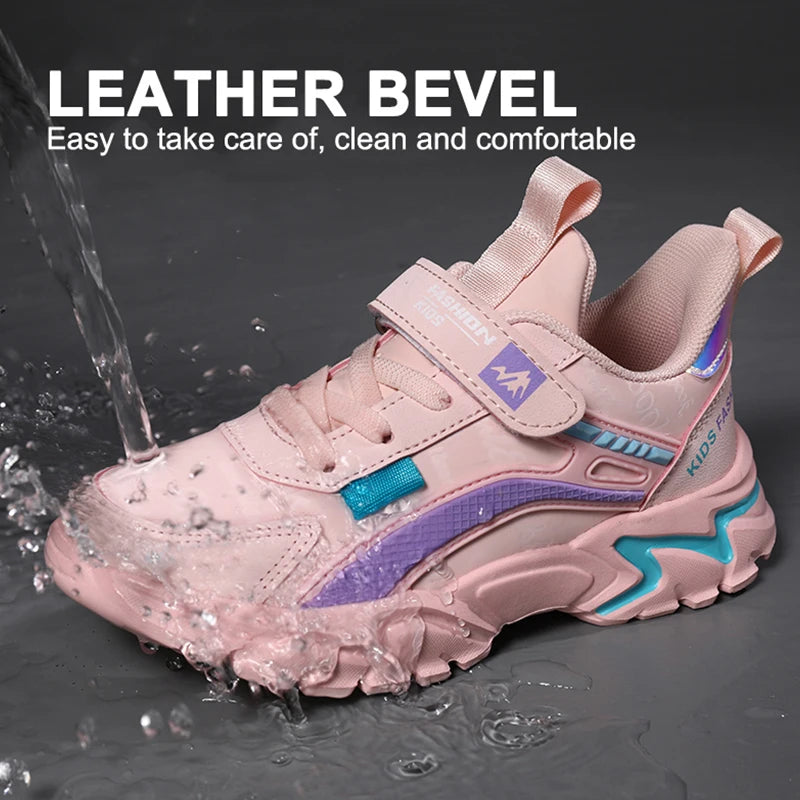 Kids Girls Running Shoes – Breathable, Non-Slip Sneakers for School, Sports & Outdoor Activities