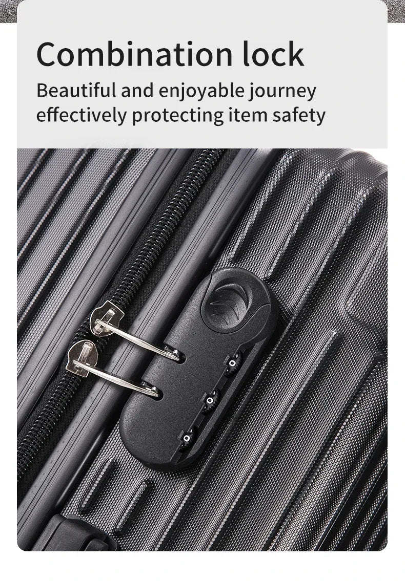100% Aluminum Magnesium Alloy Travel Luggage – Trolley Carry-On & Checked Luggage 20", 22", 24", 26", 28" with Cup Holder