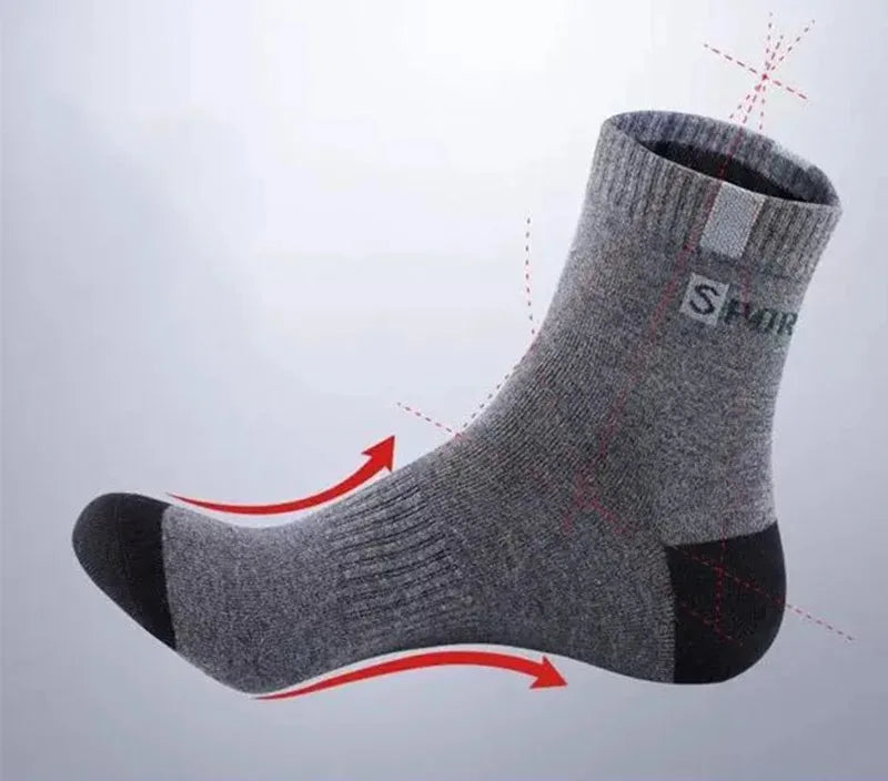Men’s Socks – Sweat-Absorbing, Deodorant, Winter Business & Sports Stockings