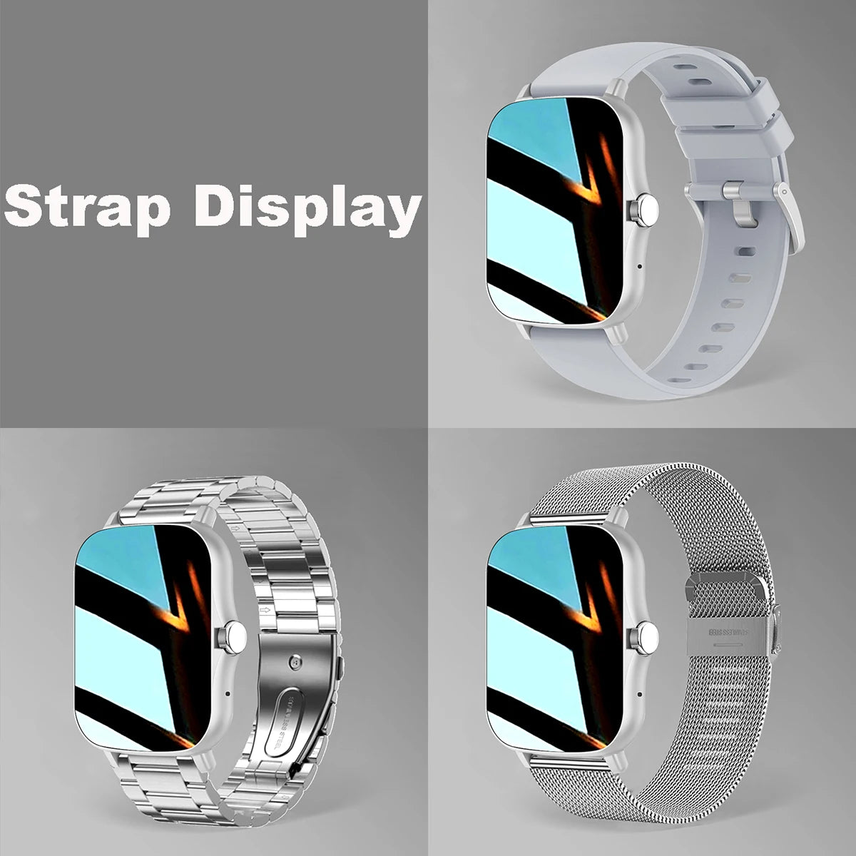 Waterproof Smart Watch – Bluetooth Call, Message Alerts & Fitness Tracker for Android & iPhone