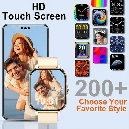New Bluetooth Smart Watch 2024 – Talking Smartwatch with Blood Pressure & Oxygen Monitor for Men & Women