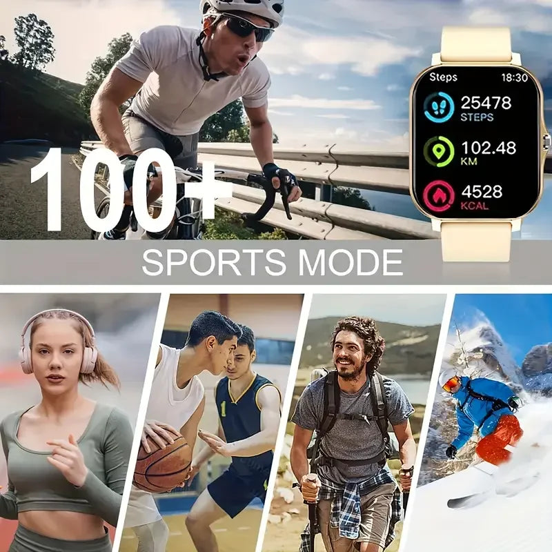 New Bluetooth Smart Watch 2024 – Talking Smartwatch with Blood Pressure & Oxygen Monitor for Men & Women