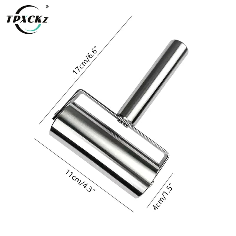 Stainless Steel Double Head Rolling Pin – Non-Stick Dough Roller for Baking