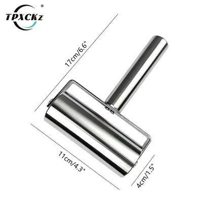 Stainless Steel Double Head Rolling Pin – Non-Stick Dough Roller for Baking