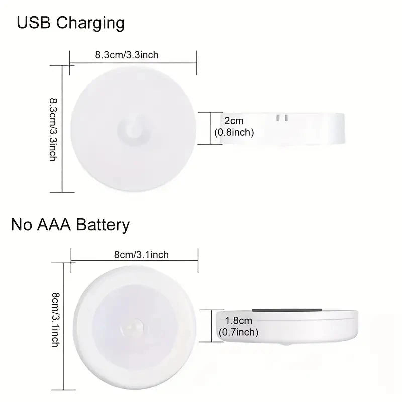 Motion-Activated Night Light – Wireless LED Lamp for Home & Hallways
