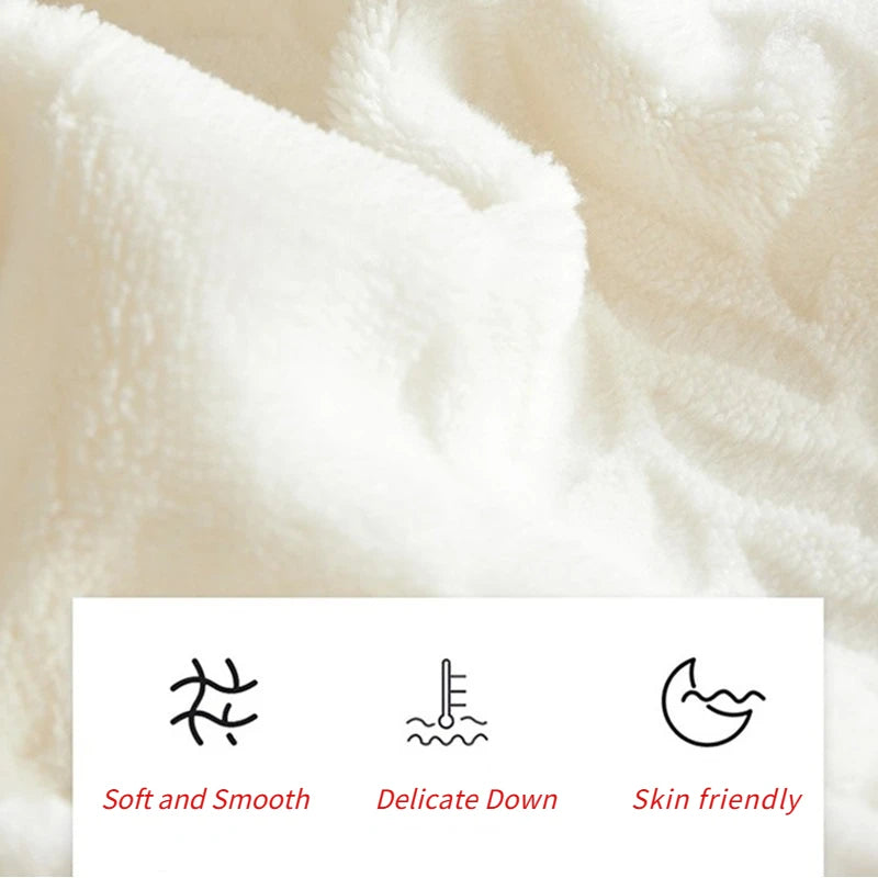 Warm Milk Velvet Bed Sheet | Thick Comfort Mattress Cover | Single, Queen & King | Elastic Band Fitted Protector