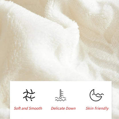 Warm Milk Velvet Bed Sheet | Thick Comfort Mattress Cover | Single, Queen & King | Elastic Band Fitted Protector