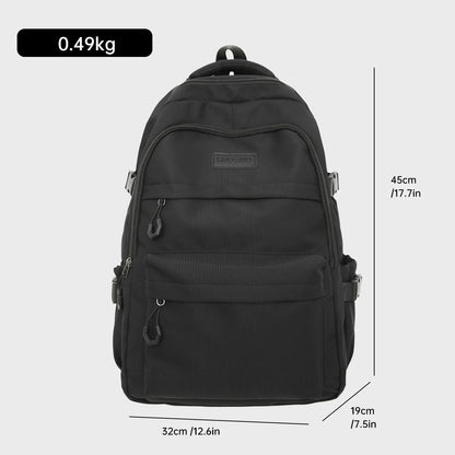 Unisex Japanese Style Schoolbag – Large-Capacity High School & Junior Student Backpack