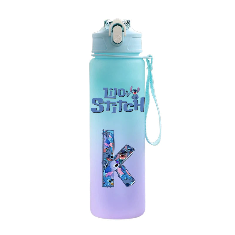 750ML Cartoon Lilo & Stitch Water Bottle – Large Capacity Portable Sport Bottle for Kids