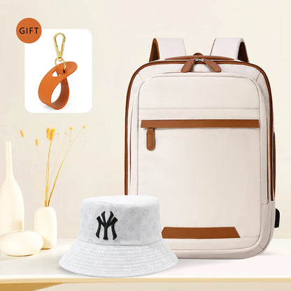 High-Quality USB Rechargeable Laptop Backpack – Waterproof Large Capacity Bag for Men, Women & Students