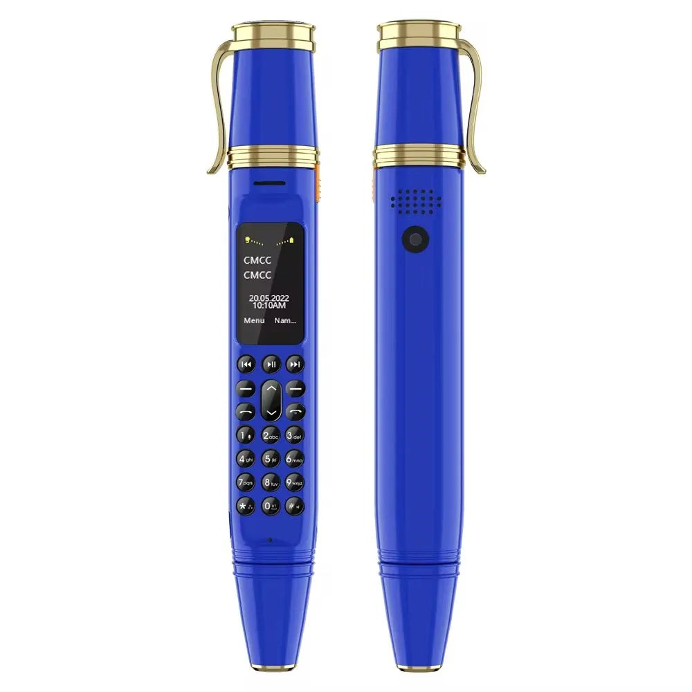 Pen Phone Portable Fan 3-in-1 Mobile – Dual SIM, Bluetooth, Call Recorder, Magic Voice Pen Style Telephone