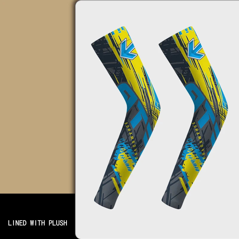 Anti-Sunburn Arm Sleeves – Summer UV Protection Breathable Cooling Sleeves for Men, Driving, Cycling & Sports