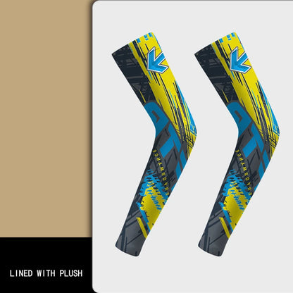 Anti-Sunburn Arm Sleeves – Summer UV Protection Breathable Cooling Sleeves for Men, Driving, Cycling & Sports