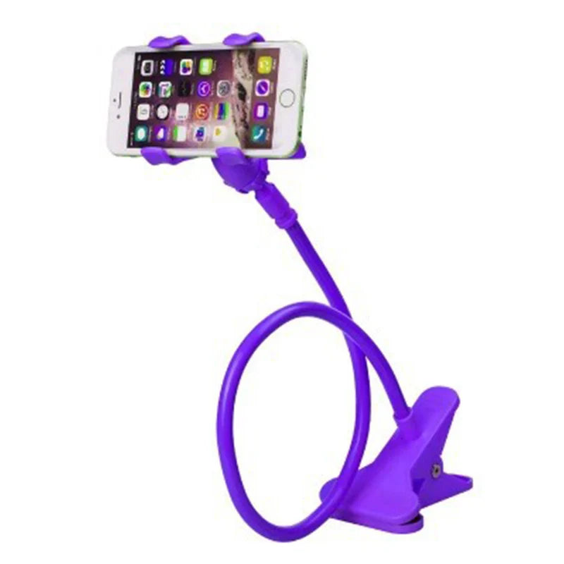Universal Mobile Phone Holder – Flexible Lazy Adjustable Cell Phone Clip Stand for Bed, Desk & Home