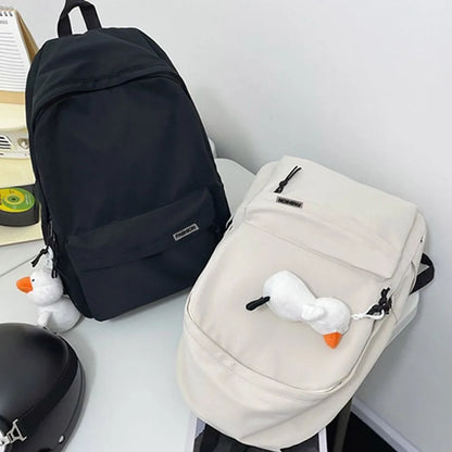Creative Nylon School Backpack – Waterproof Large Capacity Book Bag for Teen Boys & Girls, Travel & Fashion Use