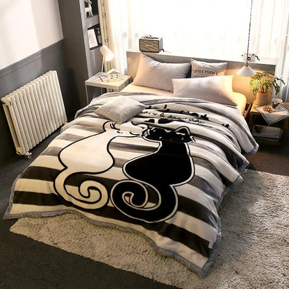Ultra Soft Rose Throw Blanket – Cozy Heavy Microfiber Fleece for Bed, Sofa & Dormitory