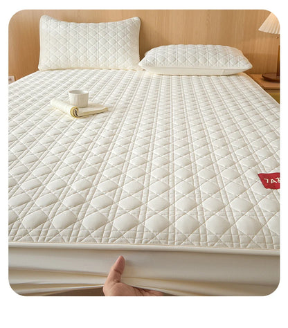Class A Waterproof Antibacterial Mattress Cover | Mite-Resistant Padded Bed Sheet | Four-Season Universal Bed Cover