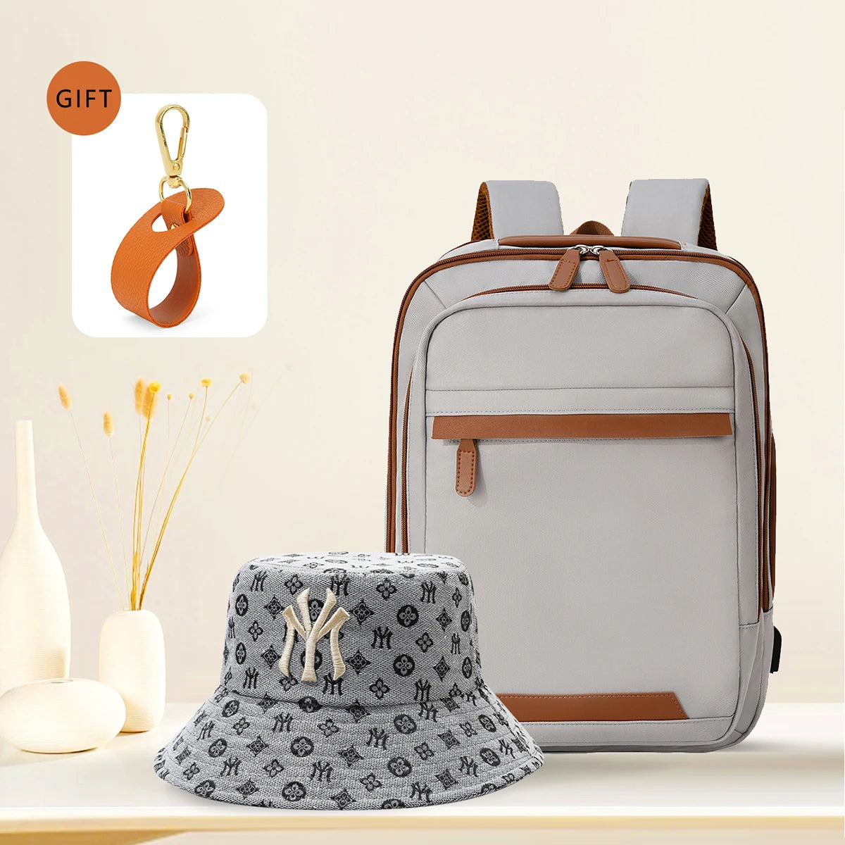 High-Quality USB Rechargeable Laptop Backpack – Waterproof Large Capacity Bag for Men, Women & Students