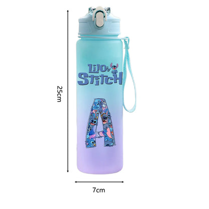 750ML Cartoon Lilo & Stitch Water Bottle – Large Capacity Portable Sport Bottle for Kids