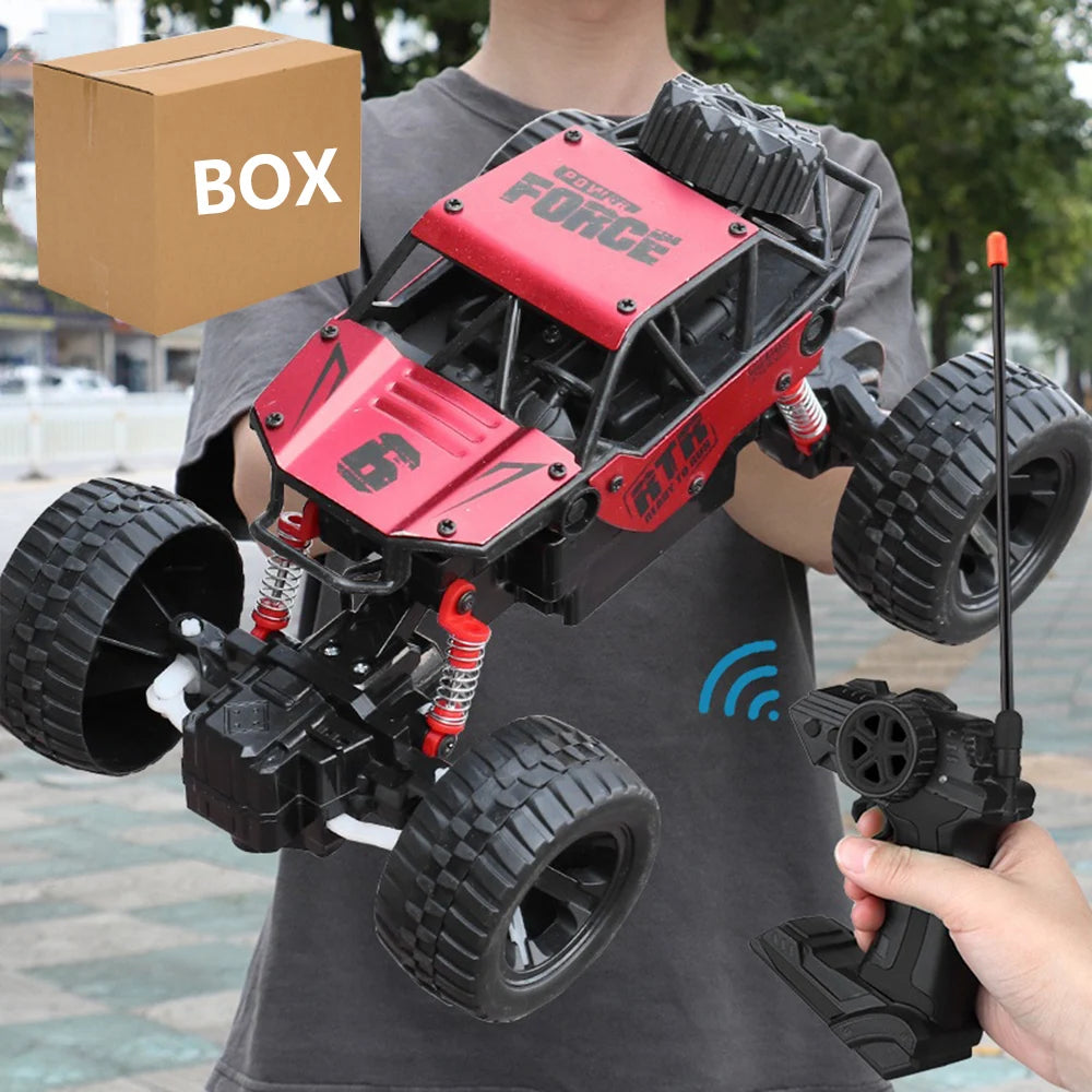 Six-Wheel Drive RC Car – Cross-Country Climbing Spray Racing Car for Kids & Adults