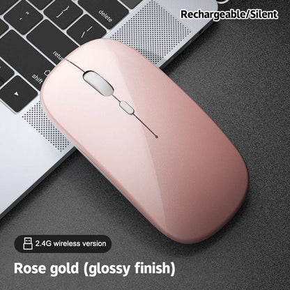 Portable Wireless Mouse Bluetooth 2.4GHz Dual Mode | Silent Ergonomic Mouse for Laptop, PC & MacBook