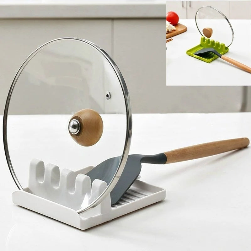Kitchen Spoon Holder & Spatula Rack Organizer | Non-Slip Chopsticks Holder for Neat & Tidy Cooking Space