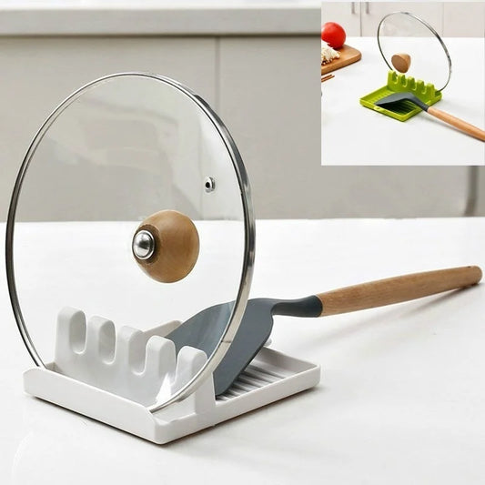 Kitchen Spoon Holder & Spatula Rack Organizer | Non-Slip Chopsticks Holder for Neat & Tidy Cooking Space