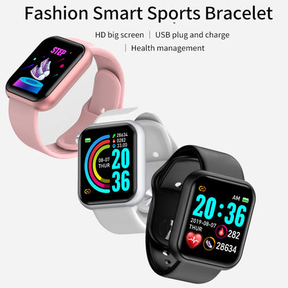 Smart Watch 2025 – Bluetooth Sports Fitness Tracker with Music Control, Sleep & Step Monitor for Men & Women