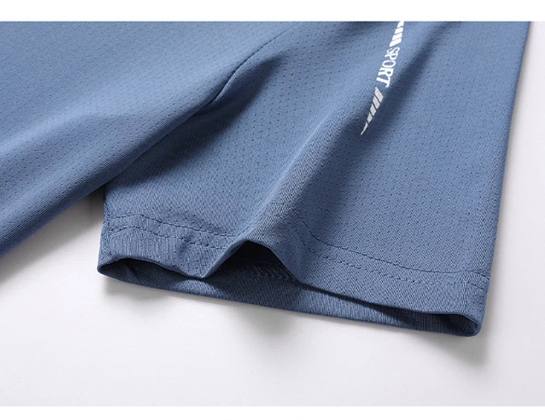 CHRLCK Men’s Quick-Dry Running T-Shirt – Breathable Outdoor Sports Short Sleeve Tee for Summer