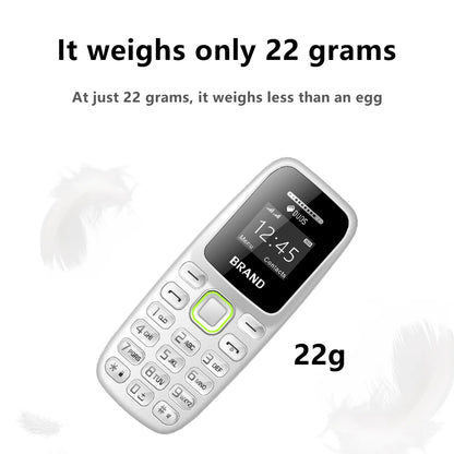 SERVO BM310 Mini Mobile Phone – Dual SIM Standby, Call Recording, Bluetooth Dial, Blacklist, MP3 Player, 2G GSM Small Cellphone